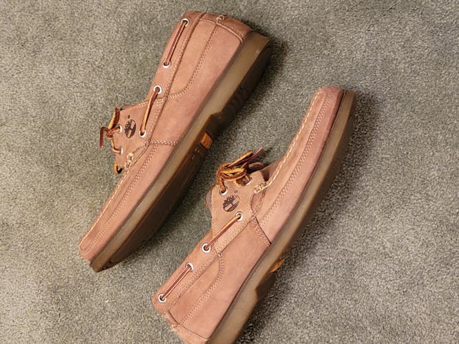 Timberland Classic 2-Eye Boat Shoes Brown Unisex Size M 10.0 (W 11.0) Adult Timberland Shoes