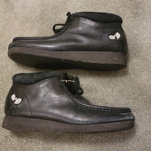 Wu-Wear x Clarks Wallabee Black Men's Unisex Size M 10.0 (W 11.0) Adult Clarks Boots