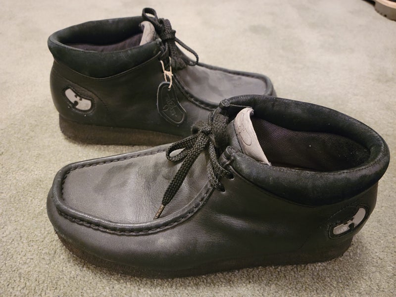 Clarks X Wu Wear Wallabee Black Suede Boots Clarks x Wutang Wallabee WW - Black Suede – Feature main image 3