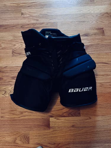 Senior Small Bauer Pro Hockey Goalie Pants (Used)