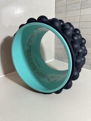 #2739 Acumobility Foam Roller Back Cracker Yoga Wheel 11" Height 7" Width