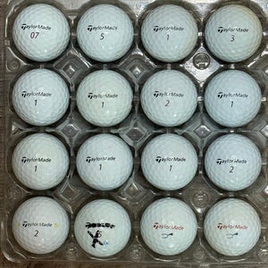 16 TaylorMade TP5x Golf Balls - 4A Near-Mint Condition