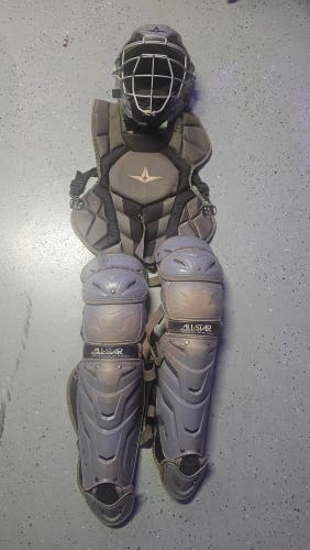 Black/Gray All Star System 7 Axis Catcher's Set (Used)