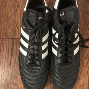 Black Men's Size M 12.0 (W 13.0) Adidas Mundial team Turf Cleats Cleats (Used)