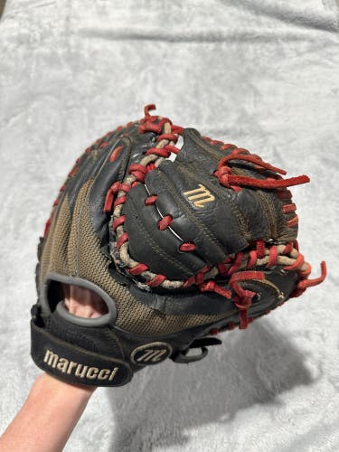 Black Marucci Geaux RH Catcher's Baseball Glove 31.5" (Used)
