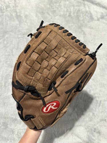 Brown Rawlings The Mark of a Pro RH Pitcher's Baseball Glove 12.5" (Used)