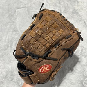 Brown Rawlings The Mark of a Pro RH Pitcher's Baseball Glove 12.5" (Used)