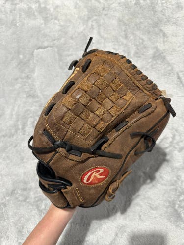 Brown Rawlings The Mark of a Pro RH Pitcher's Baseball Glove 12.5" (Used)
