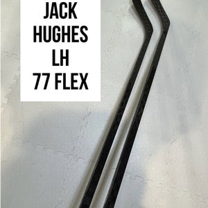 Senior(2x)Left Jack Hughes 77 Flex ProBlackStock™ Unbranded Pro Stock Hockey Sticks
