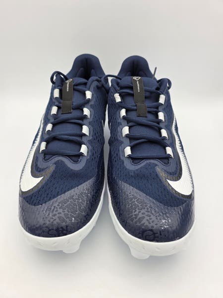 NEW Nike Alpha Huarache Elite 4 Low Metal Baseball Cleats Navy Blue Men’s Size 7 Midnight Current Nike Alpha Huarache Elite 4 Low | Stadium  main image 2