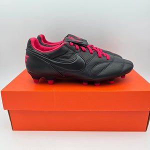 NEW Nike Premier II FG Leather Black Very Berry Black 917803-016 Men’s Size 4.5