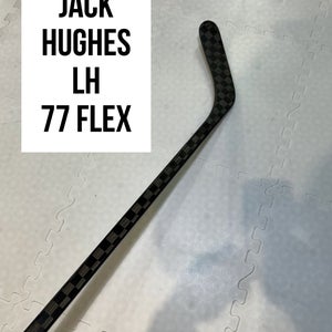 Senior(1x)Left Jack Hughes 77 Flex ProBlackStock™ Unbranded Pro Stock Hockey Sticks