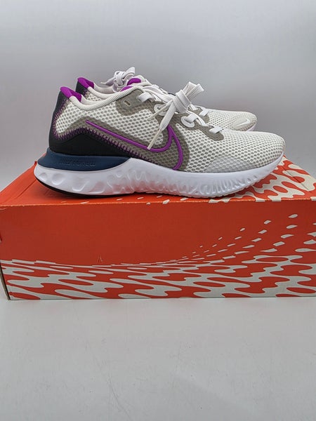 Nike Womens Renew Run CK6360-002 White Running Shoes Sneakers Size 6.5