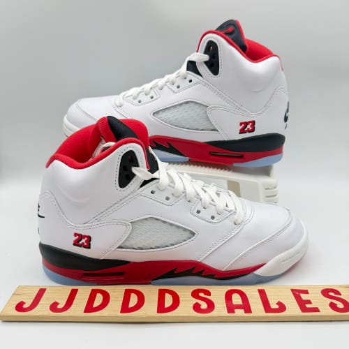 Nike Air Jordan 5 Retro Fire Red Black Tongue 2025 GS HQ7980-101 Sz 6Y 

New Without Box