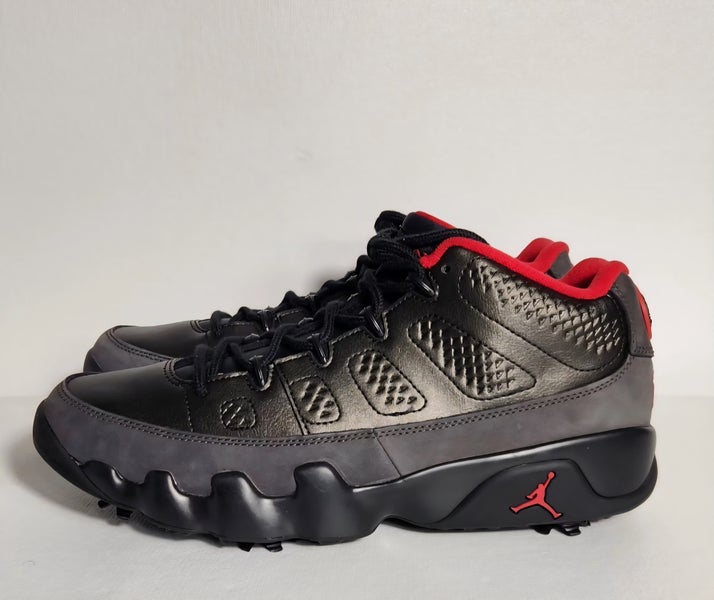 Nike Air Jordan 9 Golf Retro Black Charcoal True Red Mens FJ5934