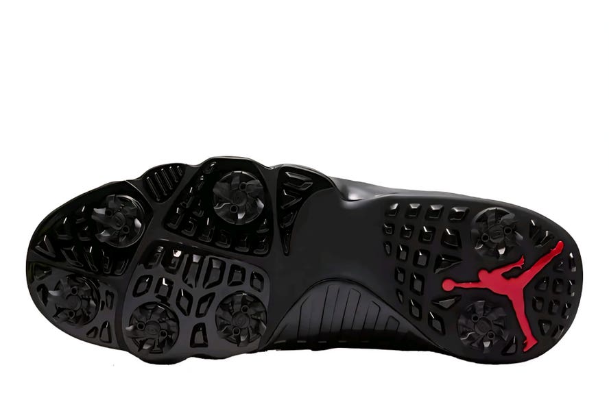 Nike Air Jordan 9 Golf Retro Black Charcoal True Red Mens FJ5934
