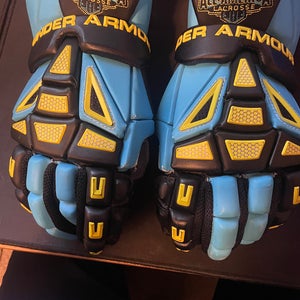 Under Armour All-American Game 2013 Charge 2 Lacrosse Gloves (Used) Game worn