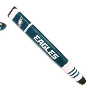 NEW Team Golf Philadelphia Eagles Green/White Jumbo Putter Grip w/Ball Marker