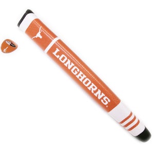 NEW Team Golf Texas Longhorns Orange/White Jumbo Putter Grip w/Marker