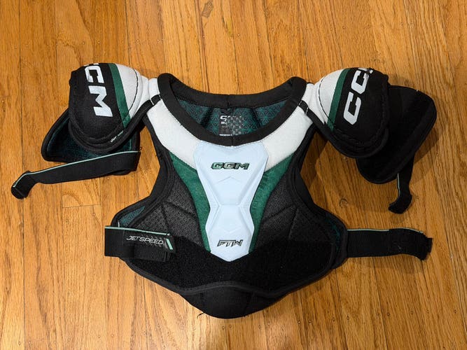 CCM JetSpeed FTW Shoulder Pads - Junior Small (Used)