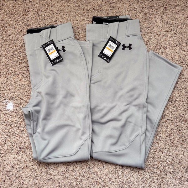 Gray Men's Small Adult Under Armour Game Pants (New)