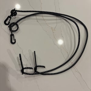 Goalie Pad Toe Straps - Vaughn - Bungee Style