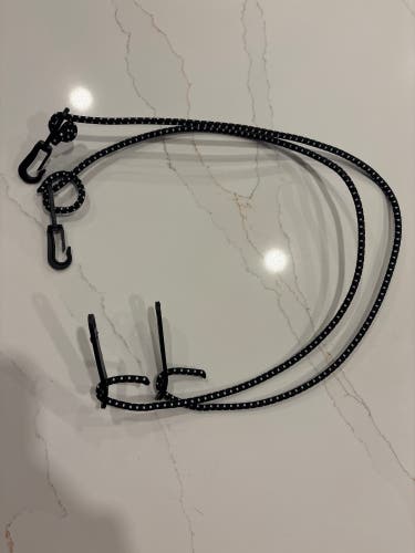 Goalie Pad Toe Straps - Vaughn - Bungee Style