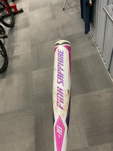 Used Easton PINK SAPPHIRE BB/SB Fastpitch Bat Pink 27" 11614-S000230656