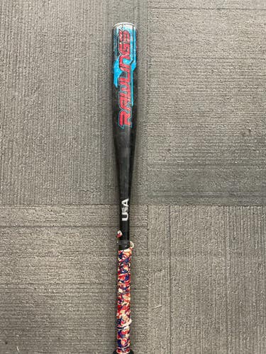 Used Rawlings RUSH BB/SB USA 2 1/4 Bat Black 27" 11614-S000230553