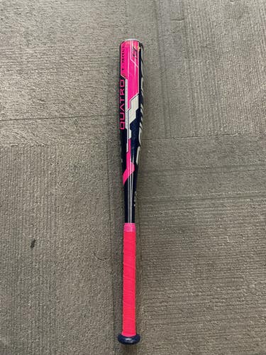 Used Rawlings QUATRO TBALL BB/SB T-Ball Bat Neon Pink And Navy Blue 25" 11614-S000230503