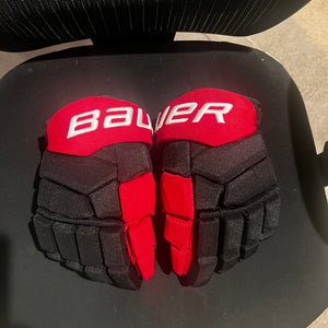 Bauer Mach Gloves 13" Pro Stock (Used) - Carolina Hurricanes Sebastian Aho