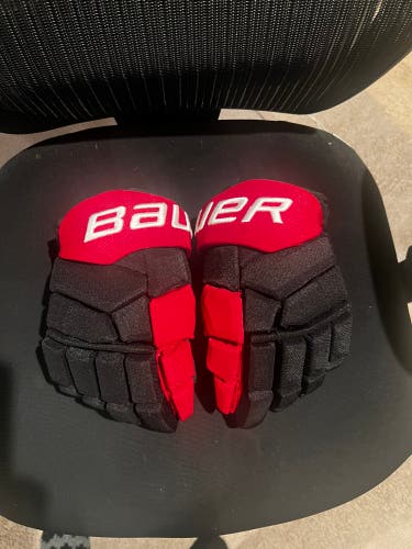 Bauer Mach Gloves 13" Pro Stock (Used) - Carolina Hurricanes Sebastian Aho