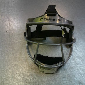 Used Champro ADULT BB/SB Fielders Mask Grey MD 11339-S000198709