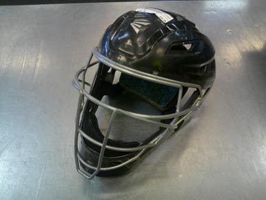 Used Easton BLACK MAGIC Catchers Helmet w/Mask Black MD 11339-S000198632