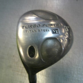 Used Turbo Power TITAN STEEL VG Mens Fairway Wood LH 3 Wood 11339-S000198584