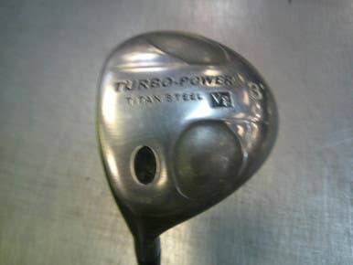Used Turbo Power TITAN STEEL VG Mens Fairway Wood LH 3 Wood 11339-S000198584