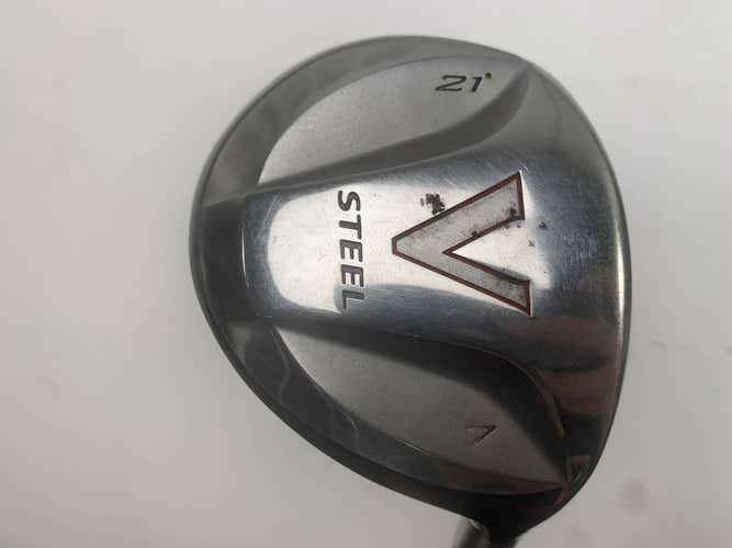 TaylorMade V Steel 7 Fairway Wood 21* MAS2 Regular Graphite Mens RH