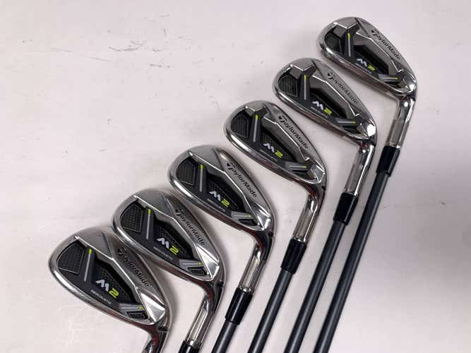 TaylorMade M2 2016 Iron Set 6-PW+AW Accra 70i 70g Regular Graphite Mens RH +1"
