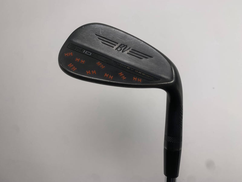 Titleist Vokey SM10 Jet Black Wedge 46* 10 Bounce F-Grind KBS 120 Stiff RH