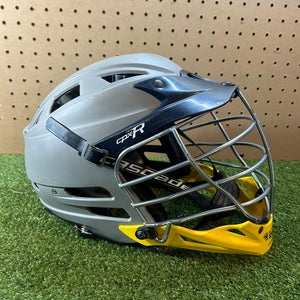 Cascade CPX-R Gray Yellow Adult Lacrosse Helmet CPXR