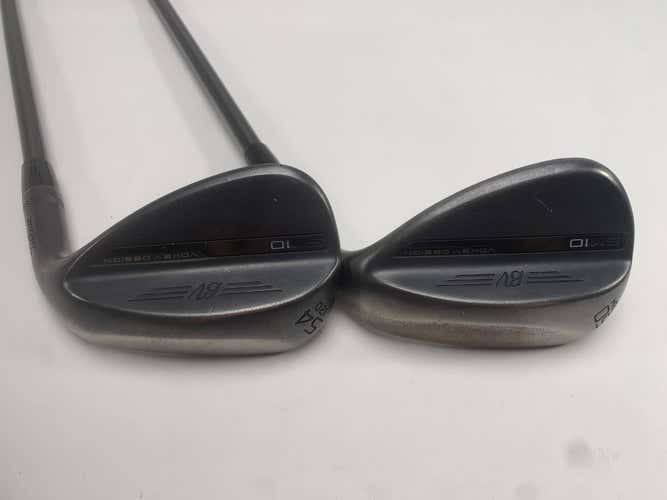 Titleist Vokey SM10 Jet Black Wedge Set 54* 12 | 60* 8 AeroTech SteelFiber RH