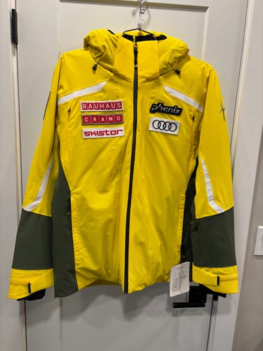 Yellow Men's Adult Large Phenix Sweden ski team Jacket (New)- Large