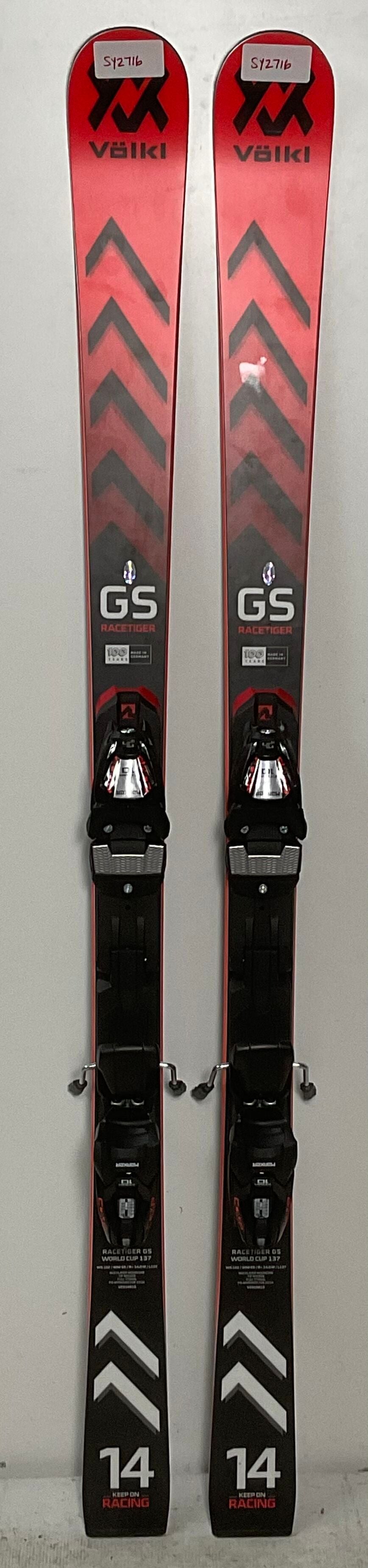 Volkl Racetiger GS 180cm Skis w/ Comp 18 Bindings (SVS10 Volkl Racetiger GS 180cm Skis w/ Comp 18 Bindings (SVS10