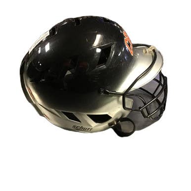 Used Schutt 3130 Batting Helmet w/Mask Black One Size 11730-S000069509