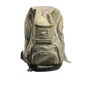 Used Rawlings THE MARK OF A PRO BB/SB Player Backpack Grey 11730-S000069533