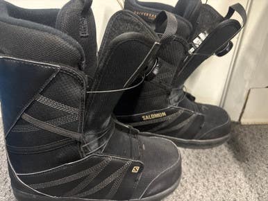 Used Salomon TITAN BOA Mens Snowboard Boots None Senior 8.5 11858-S000081525