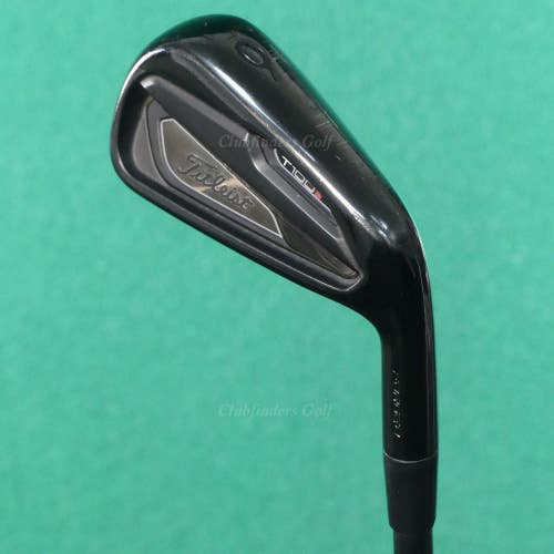 Titleist T100s Black Single 6 Iron KBS Tour Custom Black Matte Steel Stiff