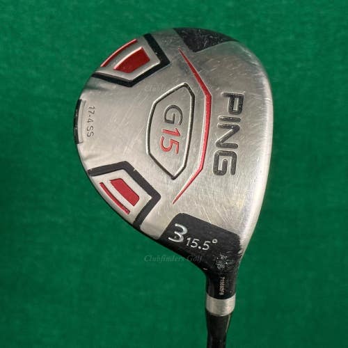 Ping G15 15.5 Fairway 3 Wood Grafalloy ProLaunch Red Graphite Stiff