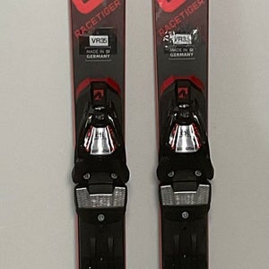 Kid's 2025 Volkl 151cm Racetiger GS Jr Demo Skis With Marker Comp 10 Bindings (Used)(SY2720)