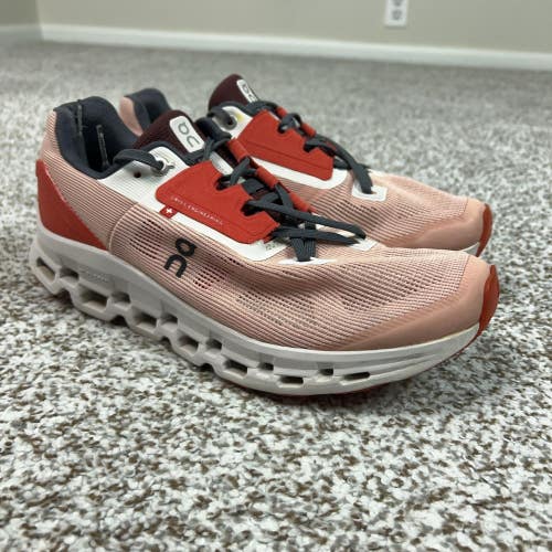 On Cloudstratus 2 Shoes Womens Size 8.5 Pink CloudTec Cushioned Running Sneakers